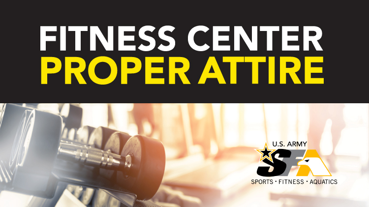 Fitness Center Proper Attire :: Garmisch :: US Army MWR